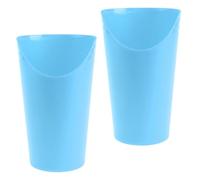 Holibanna 2pcs Ergonomic Nosey Cups for Adults Spill Design for Bedridden Care Adaptive Drinking Mug for Elderly Handicapped Feeding Cup for Hospital Use