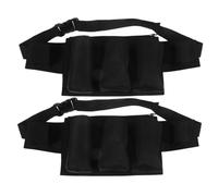 Holibanna 2pcs Essential Oil Organizer Bag Durable Waist-Hanging Travel Case for Oils Efficient Storage for Massage Therapists and Professionals Comfortable Fit for Spa and Home Use