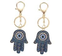 Holibanna 2pcs Evil Eye Car Hanging Ornament Accessories for Luck Protection Creative Handcrafted Design for Rear View Mirror Decor