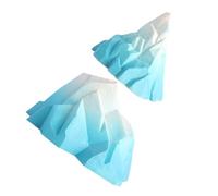 Holibanna 2pcs Floeberg Aquarium Decoration Lifelike Iceberg Ornament for Freshwater Saltwater Tanks Easy to Clean Versatile Fish Tank Decor for Aquatic Environments