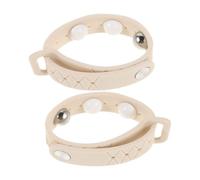 Holibanna 2pcs -Free Silicone Acupressure Wristbands for Nausea Relief, Adjustable White Wristbands for Travel and Cruise, Portable Motion Sickness Bands Suitable for Pregnant Women