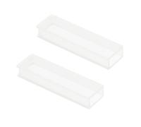Holibanna 2pcs Glass Laboratory Cuvette Path for Spectrophotometer Use Transparent High-precision Comparative Analysis Tool for Experiments