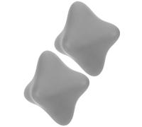 Holibanna 2Pcs Hexagonal Silicone Hand Grip Balls for Arthritis Therapy, Finger Exercise and Stress Relief, Small Rehab Squeeze Balls for Seniors’ Hand Strengthening and Massage