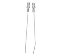 Holibanna 2pcs High Pressure Washer Needle Nozzle Tips with Quick Connect Power Washer Extension Wand for Narrow Crevice Cleaning House Car Garden and Appliances Spray Nozzles for Enhanced