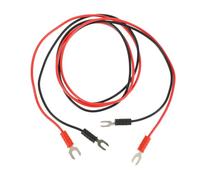 Holibanna 2pcs Insulated Circuit Wire -shaped Dual-head Connectors Flexible and Heat Resistant Electricity Connection Leads for Laboratory and Electronic Testing