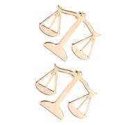 Holibanna 2pcs Justice Lawyer Lapel Pin Metal Libra Balance Badges Suit Brooch Libra Scales Brooches Collar Badge Suit and Shirt Accessories