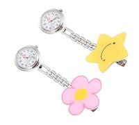 Holibanna 2pcs Luminous Digital Nurse Watch Clip Collar Glow Watch for Nurses Essentials