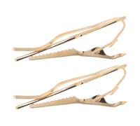 Holibanna 2pcs Men's Fashion Tie Clip Copper Tie Bar with Unique Cutlery Design Secure Hold for Business Wedding Professional Suit Accessories