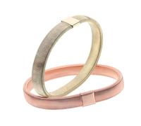 Holibanna 2pcs Metal Elastic Shirt Sleeve Holders for Men and Women Stylish and Unique Sleeve Garters with Rose Gold and Antique Bronze Buckles Easy to Use for Suit Accessories and Costume