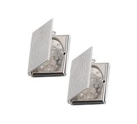 Holibanna 2Pcs Mini Bible Book Photo Box Pendant DIY Accessory Keychain Decor Lightweight Creative Craft for Christian Memorabilia