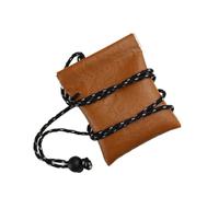 Holibanna 2pcs Multi-Purpose Neck Hanging Change Purse Durable Pu Coin Wallet for Credit Cards Cash and Earphones for Men and Women Yellow with Paper Texture