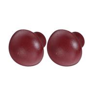 Holibanna 2pcs Mushroom Knob Pulls for Kitchen Cabinets and Steamer Doors, Made of Sturdy Bakelite with Easy to Clean Surface, for Commercial Cooking Equipment Maintenance and Versatile