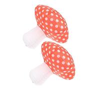 Holibanna 2pcs Mushroom Shape Paper Lanterns Hanging Decorations for Shower Birthday Party Forest Theme Festival Ornaments Elegant Paper Lanterns for Room Decor