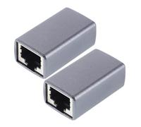 Holibanna 2pcs Network Ethernet Connector Female to Female Coupler for Ethernet Cable Extension Adapter Inline Coupler
