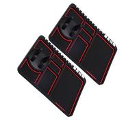 Holibanna 2pcs Non-slip Car Phone Holder Pads with Temporary Parking Number Board PVC Dashboard Anti-slip Mats for Vehicle Cell Phone Mount and Small Gadget Organizer Random Random Color