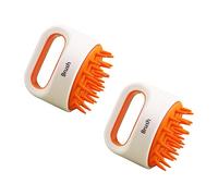 Holibanna 2PCS Non-Slip Shower Hair Massage Brush Wet Dry Scalp Massager for Hair Growth Exfoliation Baby Bathing Accessories