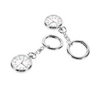 Holibanna 2pcs Nurse Watch Keychain Electronic Watch Chest Hanging for Nurses Timing for Women Uniform Accessories