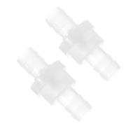 Holibanna 2pcs One Way Fuel Check Valve Non Return Plastic Valve Ozone Protection Suitable for 8-10mm Inner Diameter Pipes Temperatures from 40 to 160 Celsius for Fuel and Gasoline Systems