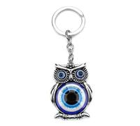 Holibanna 2pcs Owl Shaped Keychain Pendant Bag Hanging Decor Delicate Owl Keyring for Keys Backpacks Accessories Lightweight Stylish Evil