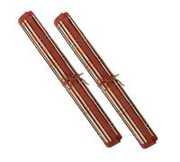 Holibanna 2pcs Paint Brush Case up Holder for Artists Beginners Retro Bamboo Brush Bag Storage Pouch