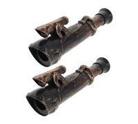 Holibanna 2pcs Pirate Telescope for Lightweight Plastic Retractable Monocular for Role Play and Treasure Hunt Adventures Collapsible Pirate Themed for Indoor Outdoor Use