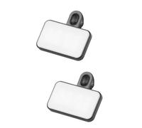Holibanna 2pcs Portable LED Camera Light for Live Streaming Compact Clip Design USB Powered Brightness Color for Laptop Phone Use