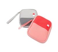 Holibanna 2pcs Portable Medicine Storage Bags for Travel Kit Separate Pockets Handheld Medicine Bags Light Weight