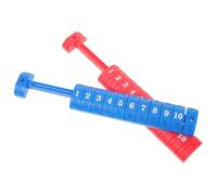 Holibanna 2pcs Portable Plastic Scoreboard for Table Football and Billiard, Practical and Convenient to Store Small Score Counters for Foosball and Indoor Games