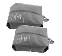 Holibanna 2pcs Portable Travel Shoe Bags Foldable Non-Woven for Ski Boot Bowling Shoe Gym Sports and Sneaker Cleaning Use