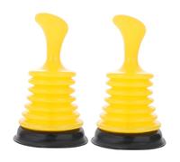 Holibanna 2pcs Powerful Kitchen Sink Drain Plunger with Ergonomic Handle Material Easy to Use for Bathroom Bathtub Shower Suitable for Home and Office Unblocking