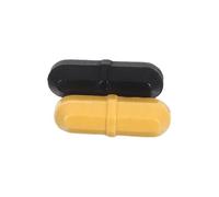 Holibanna 2pcs Ptfe Magnetic Stir Bars for Laboratory Use High Speed Low Noise Magnetic Mixer Rods for Efficient Liquid Mixing Long Term Experiments Yellow Black