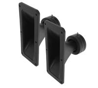 Holibanna 2pcs Rectangular Horn Tweeter for Stage Speakers Stable High-frequency Output Energy-efficient Auto Tweeter Horn Accessories for Stereo Car and Event Sound Systems