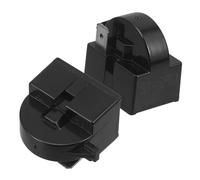 Holibanna 2pcs Refrigerator Overload Protectors for Fridge Freezer Compressor Ptc Starter Protector Replacement for Mini Fridge Cooler