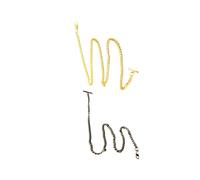 Holibanna 2pcs Retro Style Metal Pocket Watch Chain T-Shaped Chain for Belt Pocket