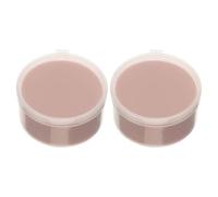 Holibanna 2Pcs Scar Wax for Halloween Special Effects Makeup Fake Wound Modeling Skin Wax with Plastic Case for Stage Cosplay and Theatrical Use