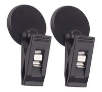 Holibanna 2pcs Self-Adhesive Car Clips Ticket Cards Holder Parking Permit Transponder Mount for Dashboard Windshield