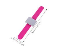 Holibanna 2pcs Silicone Pin Cushion Wristband for Sewing and Hairstyling Snap Band Bracelet with Ergonomic Design Portable and Secure Pin Holder for Makeup Artists and Tailors