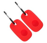 Holibanna 2pcs Silicone Protective Cover for Tile Pro Tracker Anti-scratch Sleeve Flexible -absorbing Silicone Case Red Compatible with Keychains Bags Pet Collars