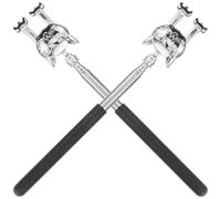 Holibanna 2pcs Stainless Steel Back Scratchers with Telescoping Long Handles, Smooth Design that Will Not Hurt Your Back, for Pregnant Women and Parents with Disabilities, Gift for Family