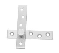 Holibanna 2pcs Stainless Steel Heavy Duty Pivot Door Hinge Invisible Concealed Rotating Secret Door Hinge for Interior Cabinet Use Silent Smooth Operation