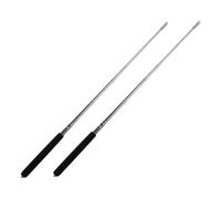 Holibanna 2pcs Telescoping Stainless Steel Pointer Stick with Non-reflective Tip for Teachers and Presenters Extendable Handheld Classroom Whiteboard Presenter for Teaching Optometry and