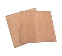 Holibanna 2pcs Thin Basswood Sheets for DIY Craft Projects, Laser and Hand Tool Friendly Wooden Boards, 1.2mm Thickness, for Intricate Model Making and Stem Experiments