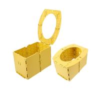 Holibanna 2pcs Travel-Friendly Boys and Girls Folding Potty Seat Portable Potty for Toddlers Easy-fold Emergency Toilet for Boys and Girls