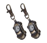 Holibanna 2pcs Unique Car Shape Pocket Watch Stylish Mechanical Watch for Men Classic Vintage Pocket for Graduation