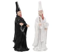 Holibanna 2Pcs Unique Creepy Figure Statue Decoration for Sand Tray Therapy Resin Landscape Ornament for Psychological Counseling Creative Play Engaging Bookshelf Decor