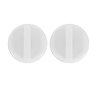 Holibanna 2pcs Universal 27mm Temperature Control Thermostat Knob Replacement with Grip Cap for Fridge and Freezer Cooling Adjustment