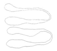 Holibanna 2pcs Waist Beads Belly Beads Double-string Chain Silver Waist Chain for Bikini and Beach