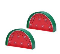 Holibanna 2pcs Watermelon Shaped LED Lanterns Colourful Decorative Lamps for Festivals Christmas Halloween Year Pretty Table Night Lights for Home Garden Decor