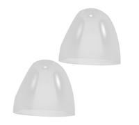 Holibanna 2pcs Wide- Milk Bottle Caps Protective Seal for Feeding Bottles, Plastic Feeding Accessories for Home, Travel, and Outdoor Use