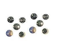Holibanna 2sets Creative Alloy Galaxy Brooch Pin Set Stylish Clothing Accessory for Weddings Parties Proms Durable Multi Use Corsage Decoration Gift 5pcs*2